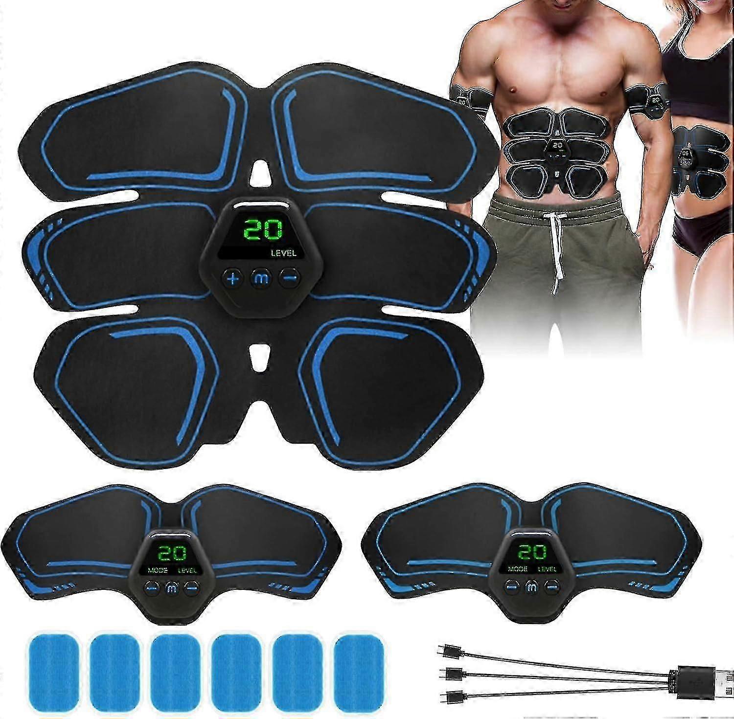 Ems Muscle Stimulator Abs Trainer Muscle Stimulator Κοιλιακός μυς τονωτής κοιλιακών μυών Εξοπλισμός προπόνησης διεγερτών για άνδρες &; γυναίκες Κοιλιακή τόνωση EMS/wa