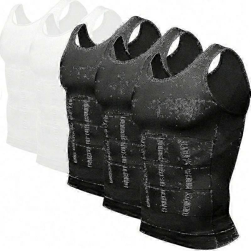 Men's Body Shaper Slimming Tummy Vest Thermal Compression Shirts Sleeveless Tank Top