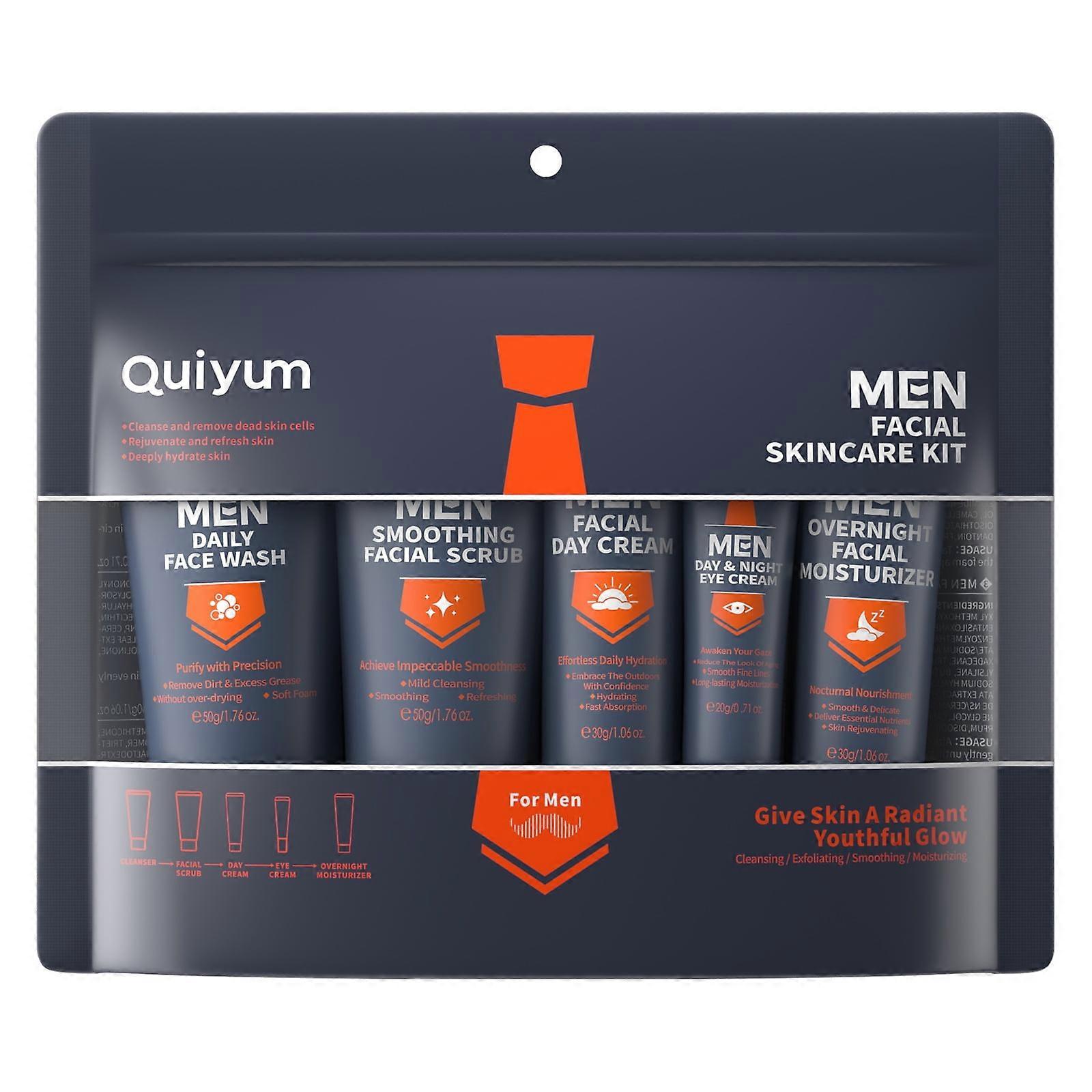 Ultimate Men's Skincare Set: 5-Step Hydration and Care Solution