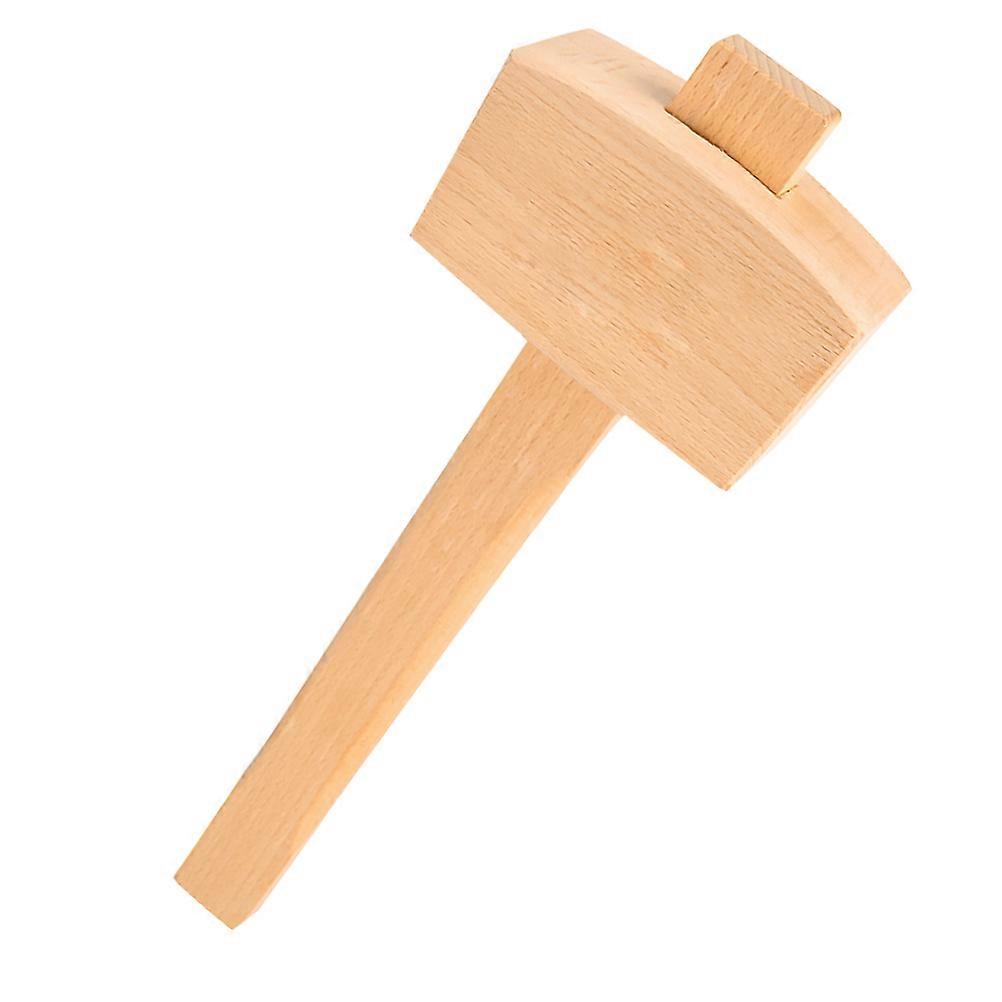 Wood Mallet Tool for Handmade Use 1Pcs Khaki Wood Hammer Durable