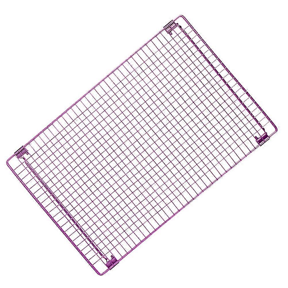 Cooling Rack 3Pcs Rectangular Design For Drying Cakes And Cookies Great For Baking Tools In Home Kitchen 43X28X5.5Cm