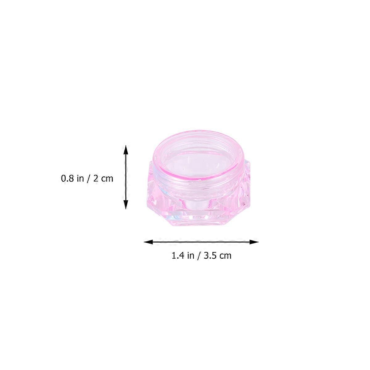 Leak Proof Travel Bottles 50Pcs Diamond Shape Cream Box Empty Travel Bottle Assorted Color For Durable