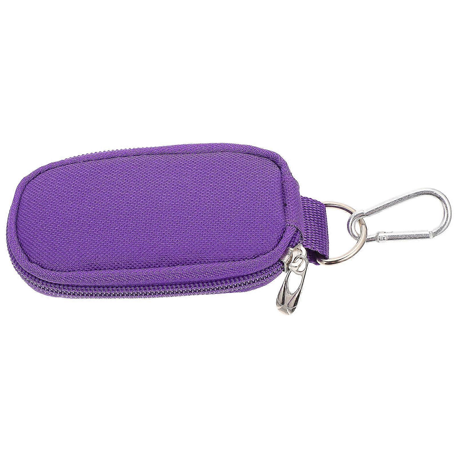 Essential Oil Bottle Organizer Pouch For Home Use Travel Rectangular Design 2Pcs Durable Oxford Material 11X6.5X2CM