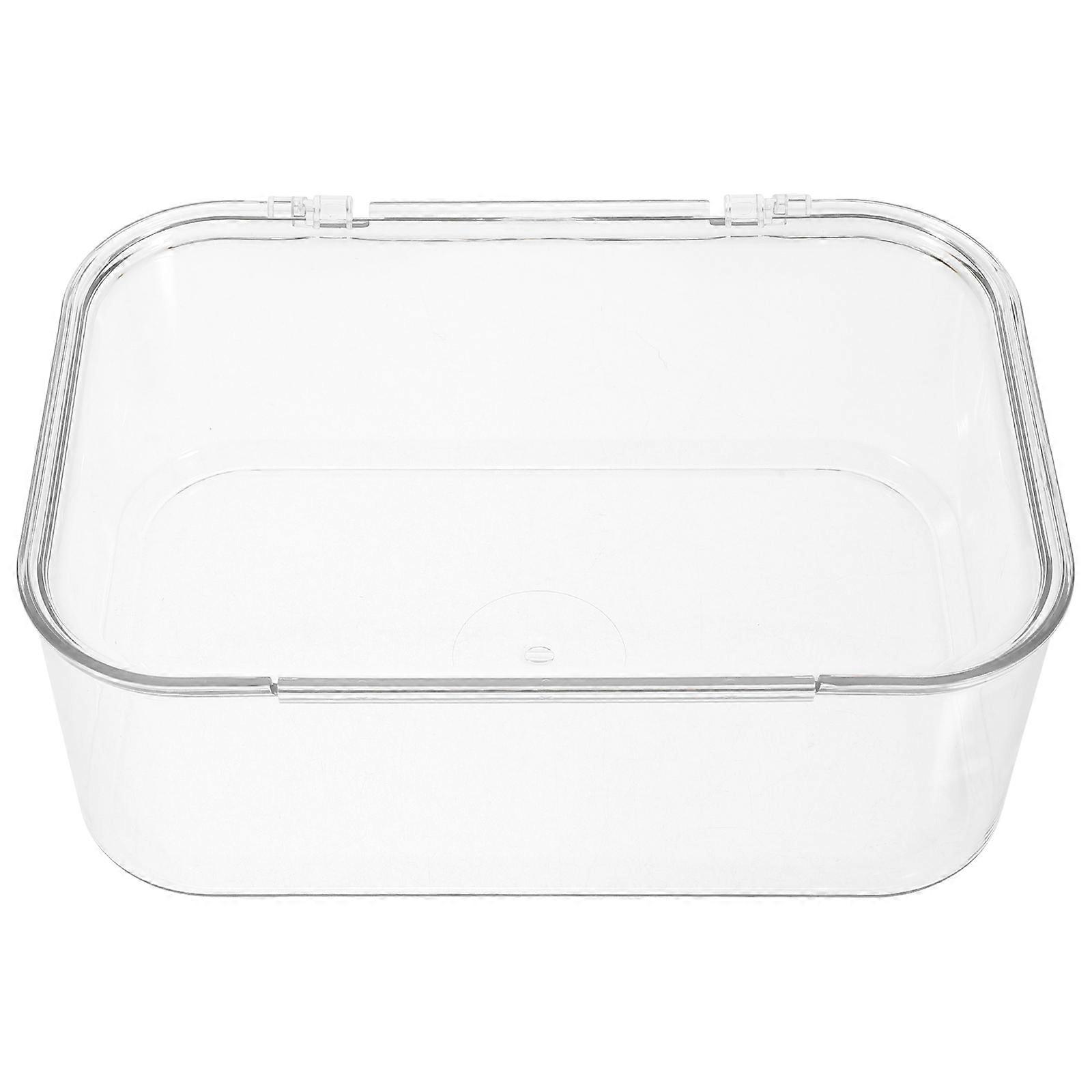 Sleek Acrylic Jewelry Organizer Storage Holder For Desktop Organization In Large Size With Storing Accessories 1Pcs