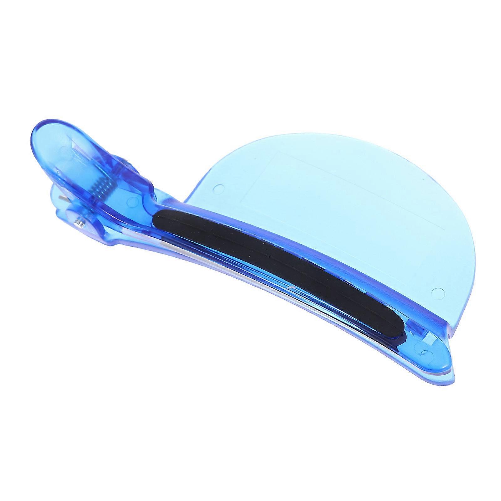 Hair Highlights Partition Clip for Hairdressing 2Pcs Multi-Functional Blue Clips