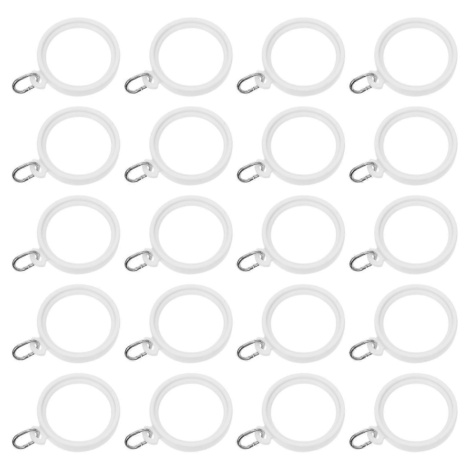 Curtain Accessories Curtain Fixing Accessories for Hanging 40Pcs White