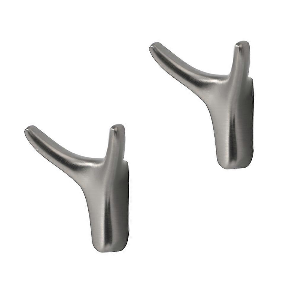 Zinc Alloy Clothes Hanger For Bedroom And Office Occasions In Silver Color With No Rust Design 4Pcs