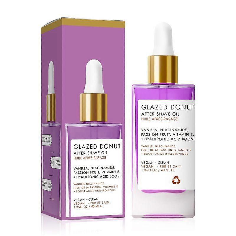 Óleo pós-barba de morango e baunilha Hidratação profunda Morango e baunilha