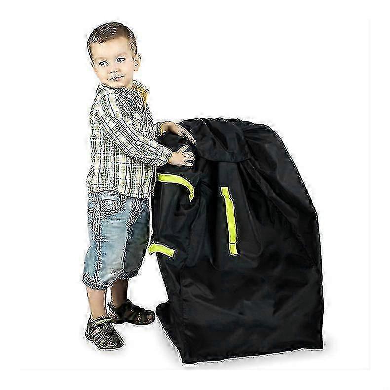 Double Stroller Bag For Airplane Travel Oversized Ultra Durable Shell Padded Adjustable Backpack Straps