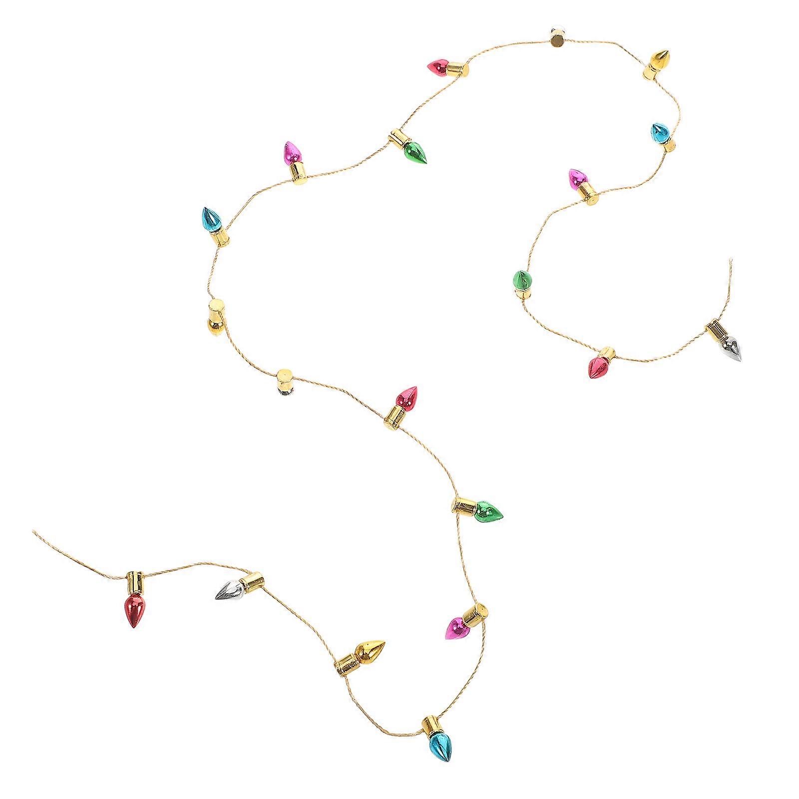 Mini Dollhouse Christmas Lights String for Craft Decoration 4Pcs