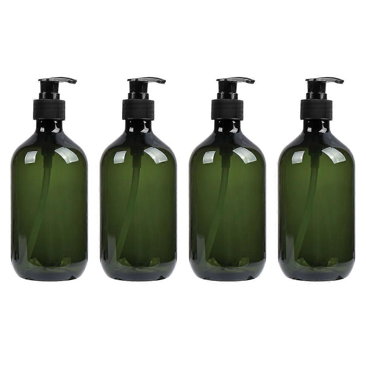 Lotion Bottles Cosmetic Bottles for Storage 12Pcs Press Type Travel Green