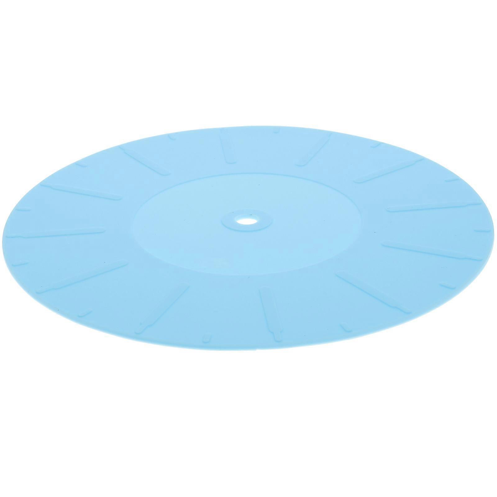 Turntable Slipmat Vinyl Recorder Mat for Anti-Shaking Function 2Pcs Silicone