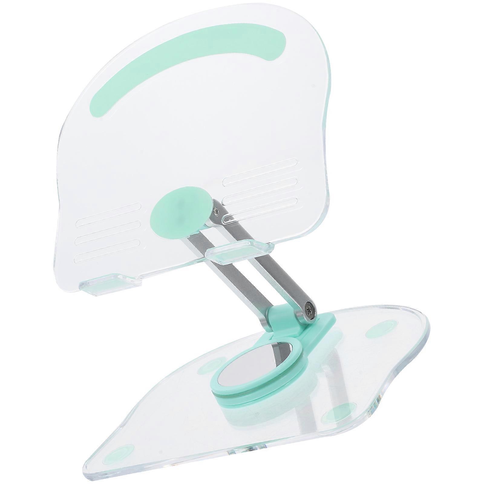 Acrylic Tablet Holder Adjustable Green Phone Stand for 3Pcs