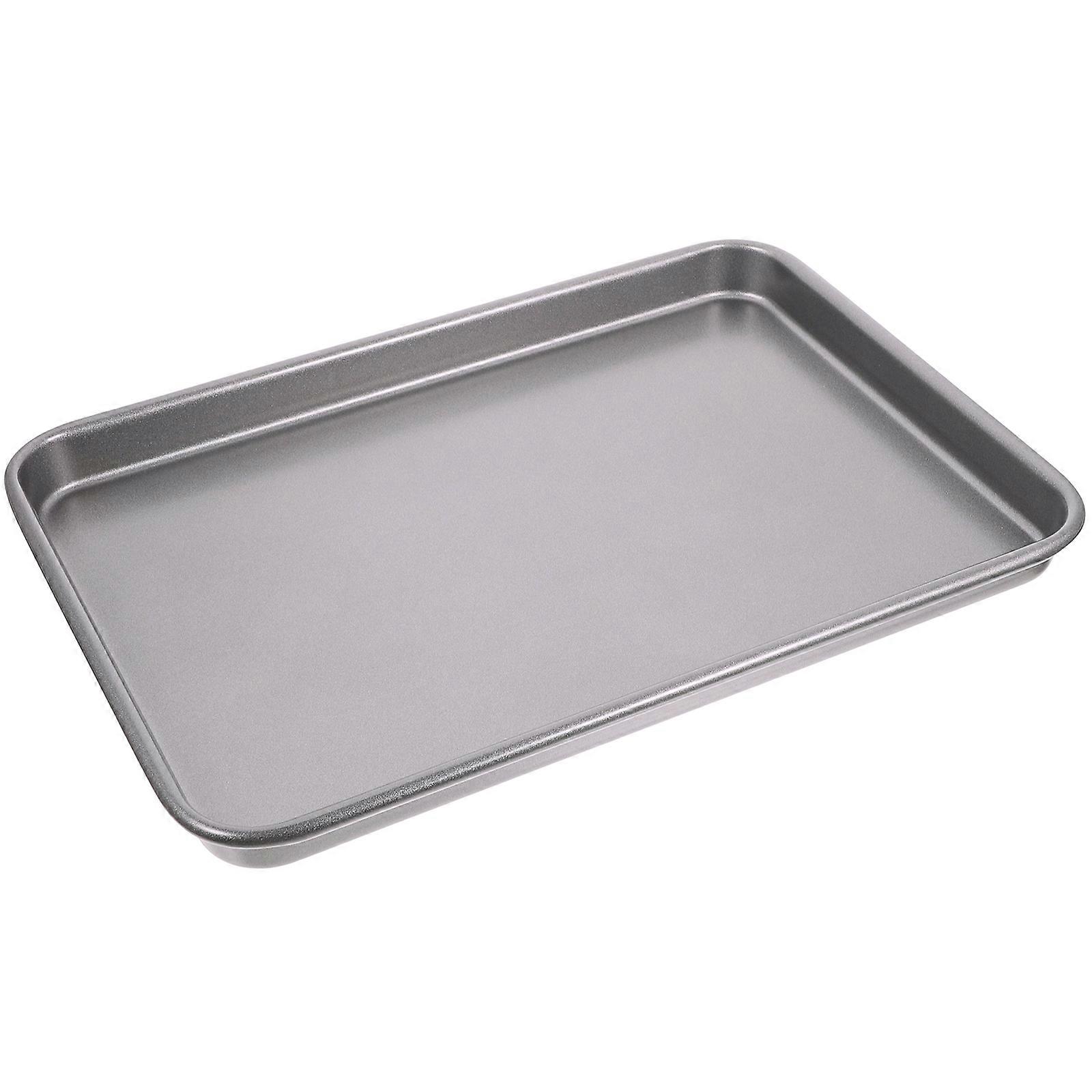 Non-Stick Carbon Steel Baking Sheet 2Pcs For Parties In Black 34.8X24.8Cm Size Featuring Easy To Clean Surface