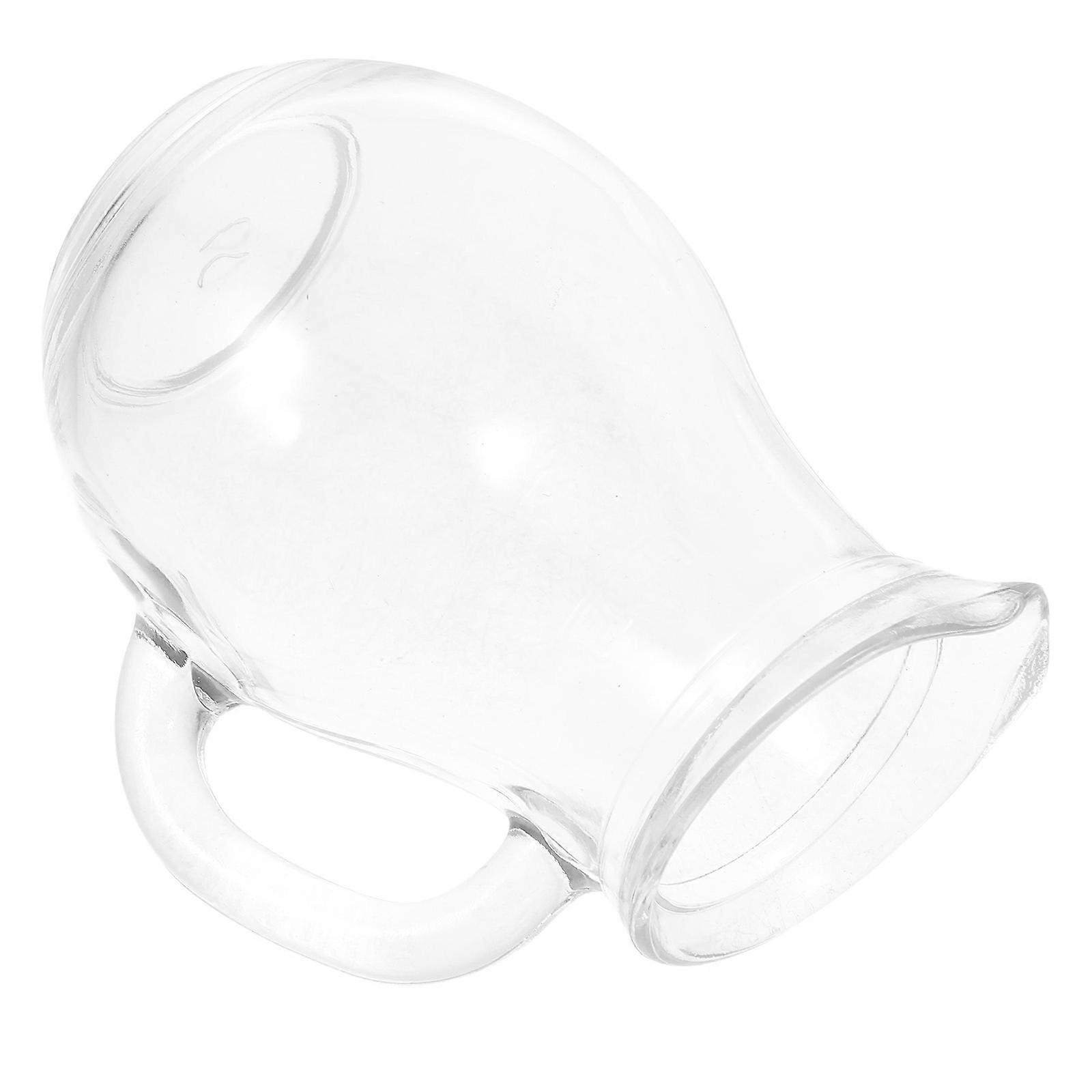 Glass Milk Jug Latte Pitcher Crystal Pitcher For Guest Serving Elegant Design 1Pcs