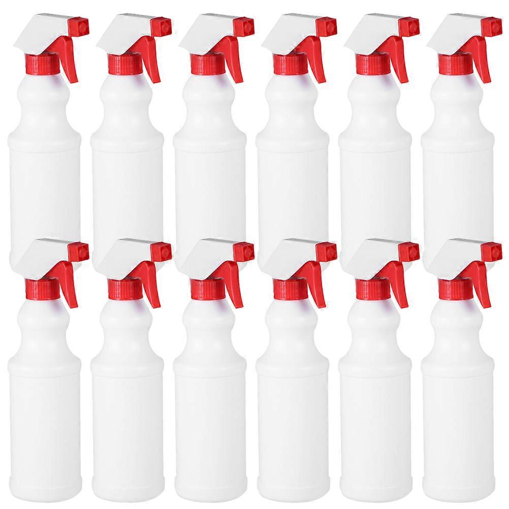 Water Sprayer Mist Pump Bottle for Storage Use 24Pcs Red Plastic