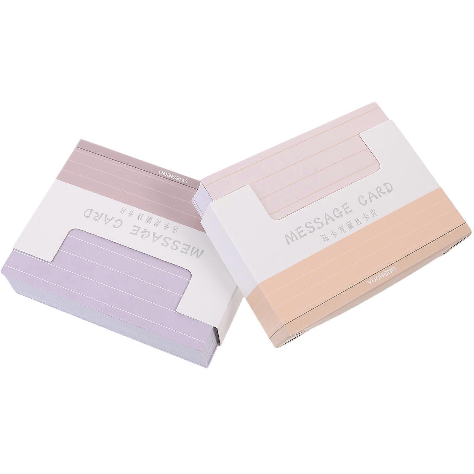 Blank Note Cards Colored Index Card Box for Note Use 600Pcs