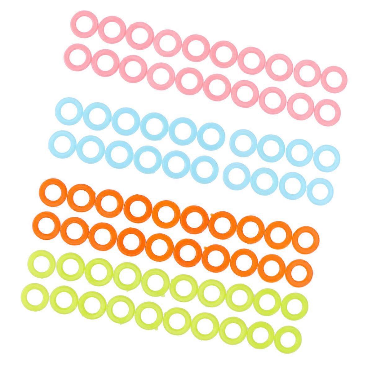 Crochet Stitch Marker Ring Circular Knitting Tool for Stitching 10Packs