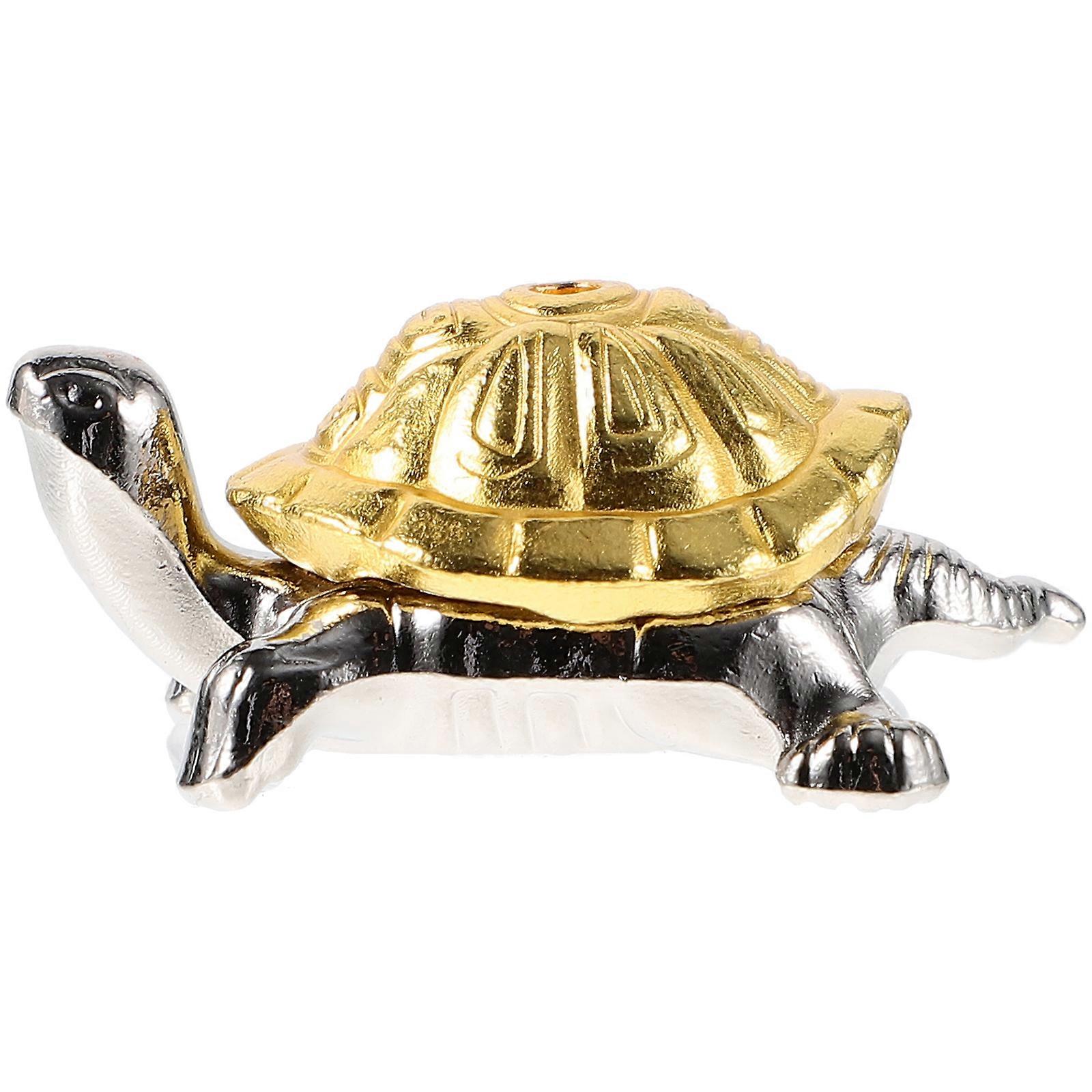 Multi Colored Incense Burner For Office Use Turtle Shape Decorative 1.57X0.86X0.59In 2Pcs