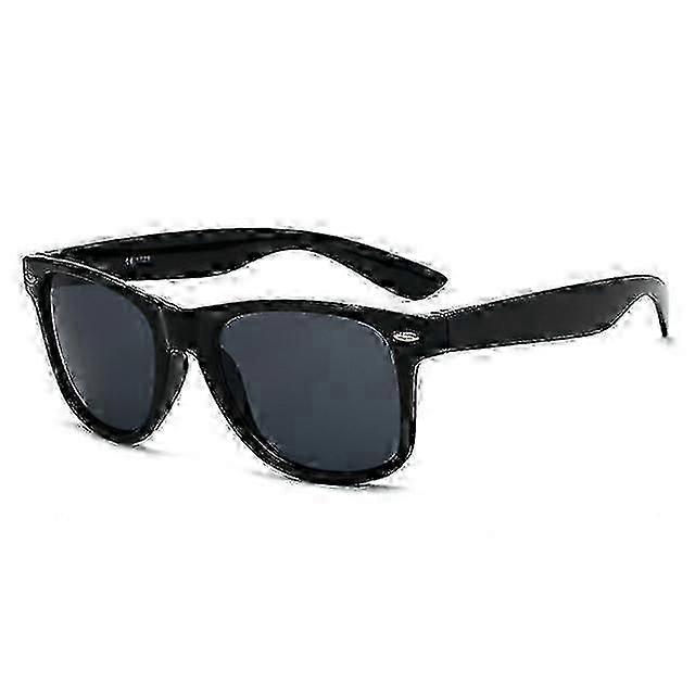 نظارات شمسية بإطار بلاستيكي كلاسيكي لكل من النساء والرجال - أحمر أسود أصفر أرجواني فازروب ماركة