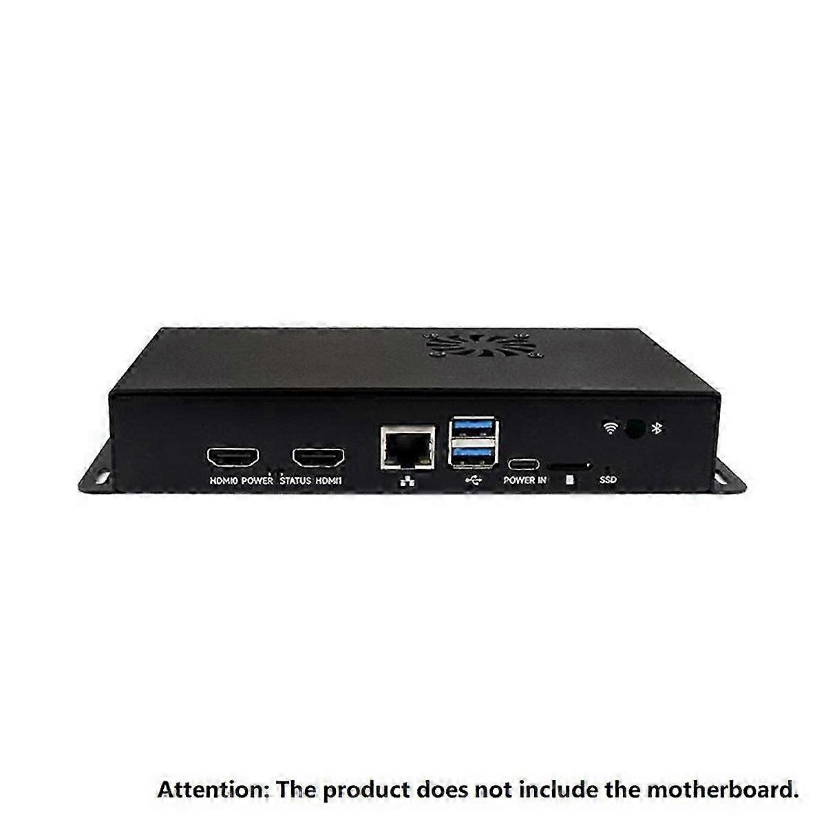 CM5 Metal Case for Compute Module 5 IO Board with Cooling Fan