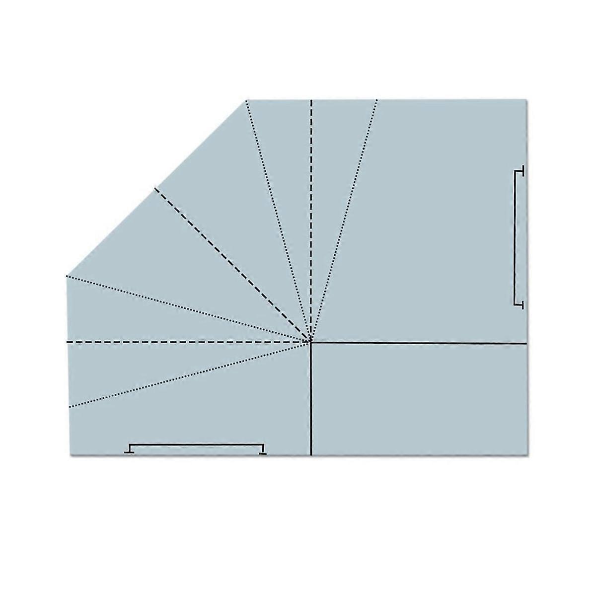 DIY Fabric Foldable Food Basket Sewing Template,8inch