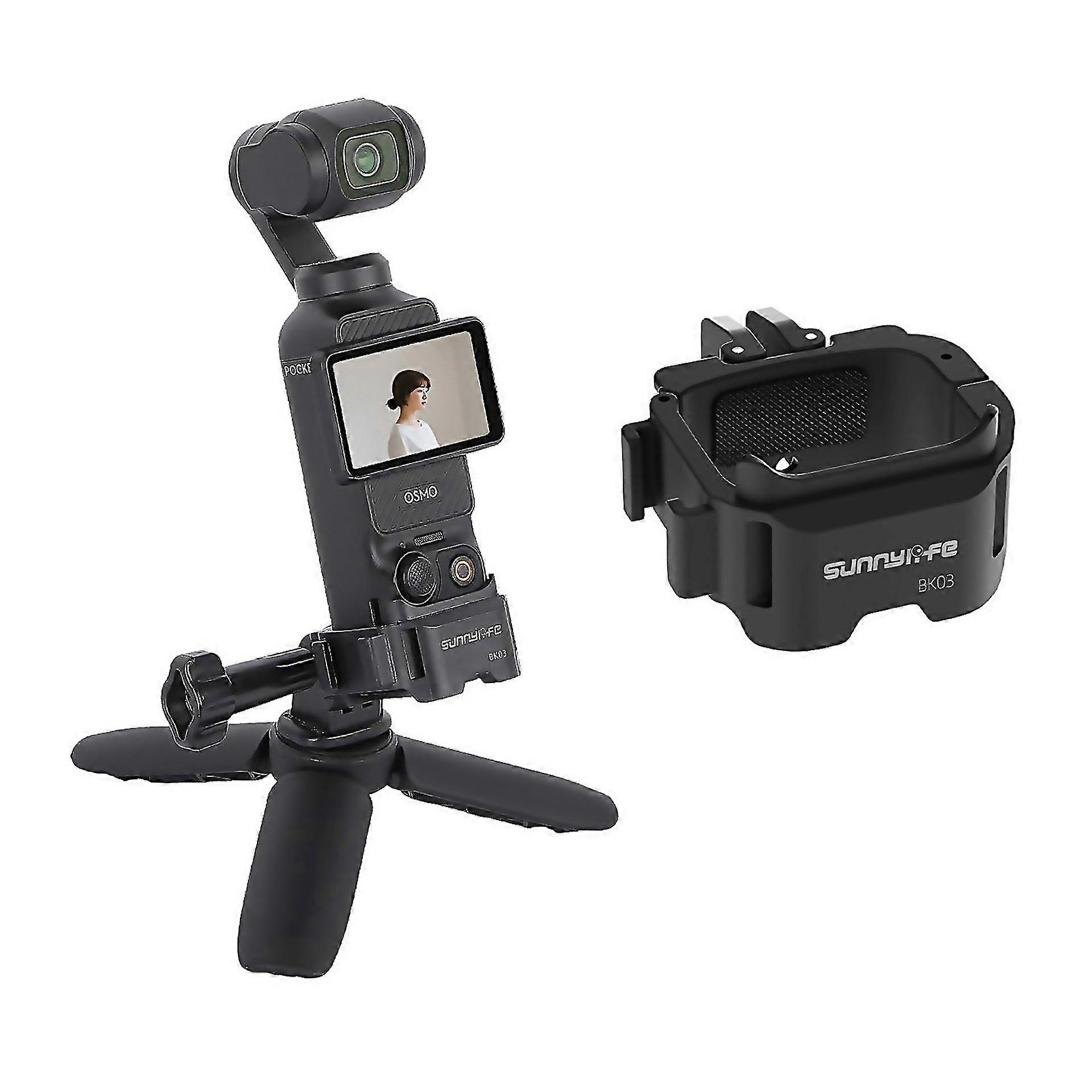 For Dji Osmo Pocket 3 Sunnylife Quick Release Adapter Mount Frame Twoway Adapter Expansion Selfie St