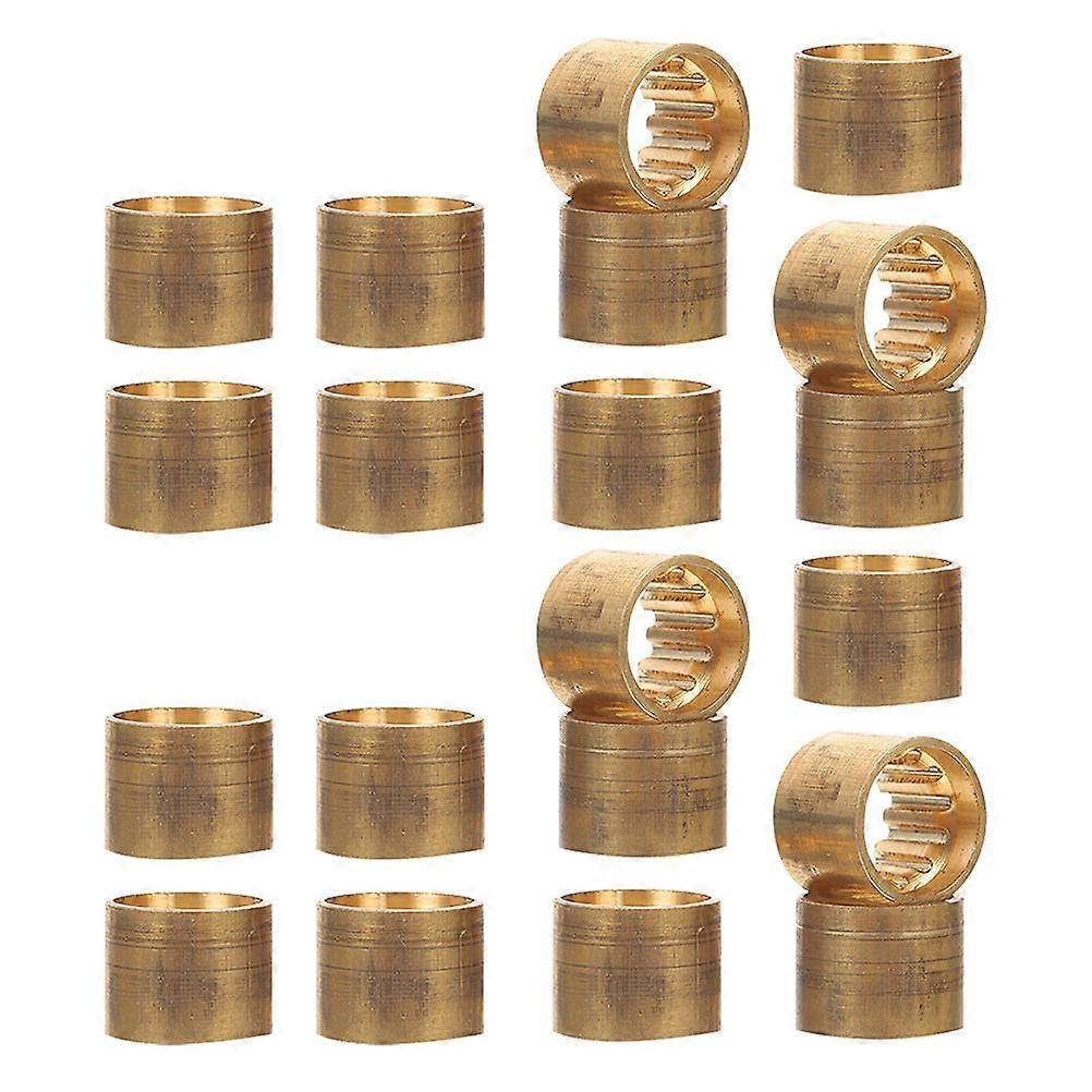 Cue Tips Replacement Copper Pool Cue Ferrules For Ball Control In Billiard Cues Professionals 0.95X0.95X0.80CM 25Pcs