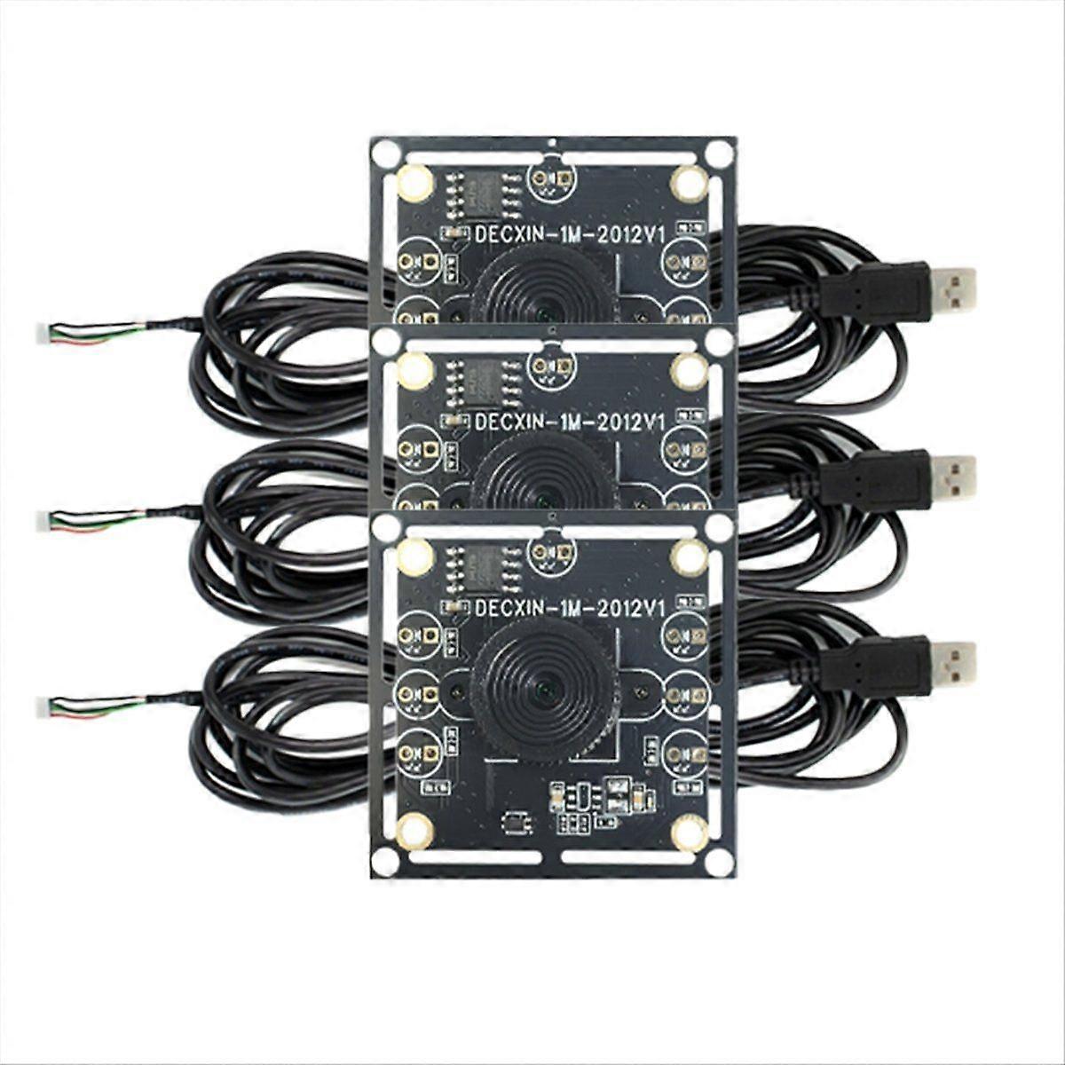 New 3Pcs 100 Degree Camera Module with 2 Meter Cable for WinXP/7/8/10