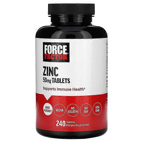 Force Factor, Zinc, 240 Tablets