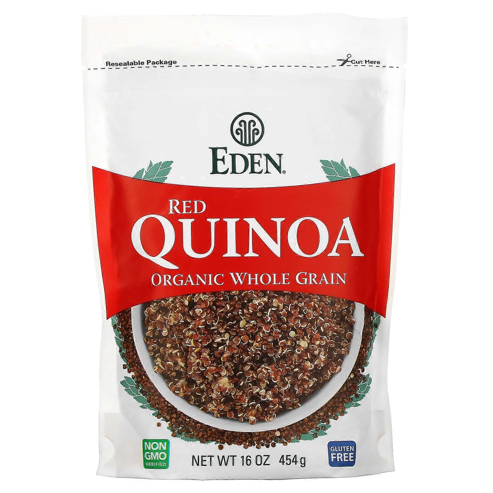 Organic Whole Grain, Red Quinoa, 16 oz (454 g)