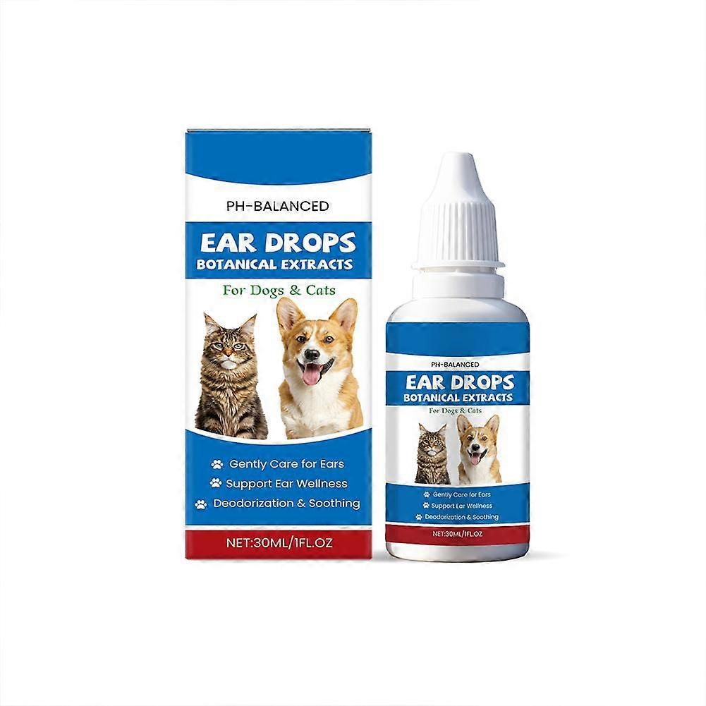 Gentle Pet Ear Cleansing Solution with Chamomile Extract for Dogs and Cats 30ml