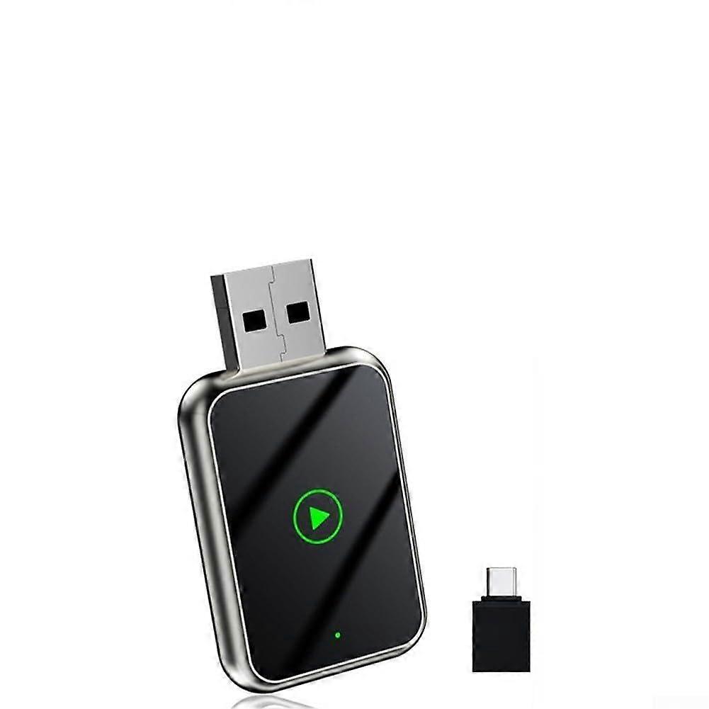 Wireless CarPlay Adapter For USBC Cars, Wireless CarPlay And Android Auto, Compatible With iPhone And Android Phones