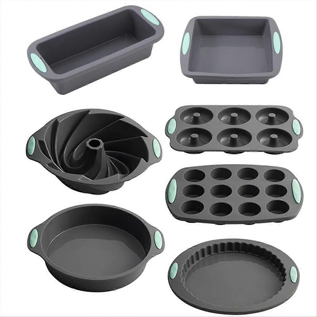 Silicone Bread Muffin Mold Heat- Oven Tray Non-Stick
