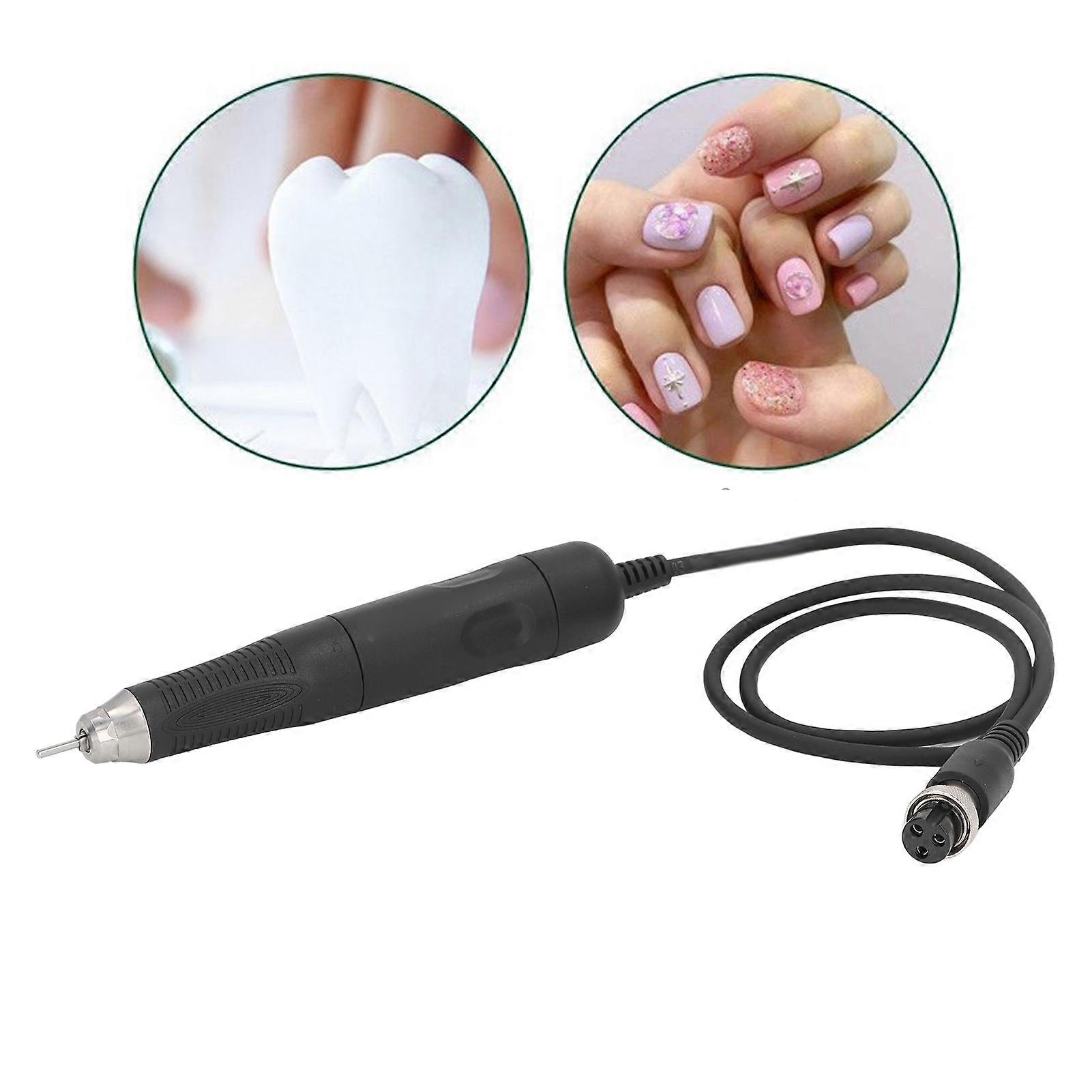 Micromotor Grinding Handpiece 40W 50000RPM Forward Reverse Rotation Brushless Grinder Handle for Polishing Engraving 