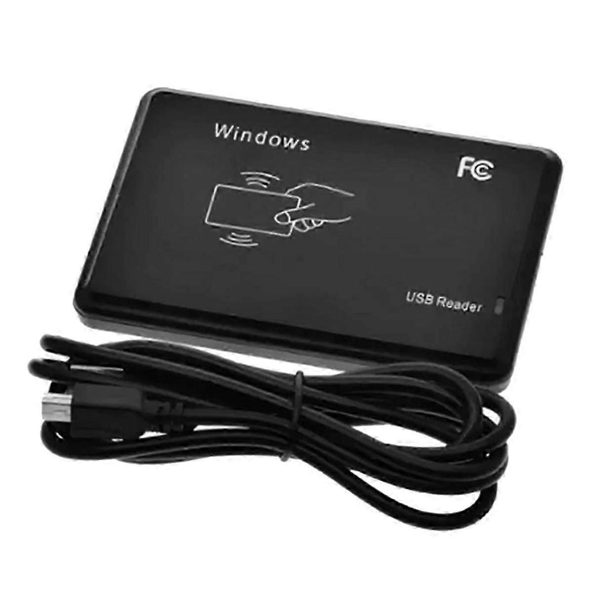Lecteur RFID USB 125khz EM4100 ID Sensibilité sans contact Lecteur de carte à puce TK4100 Système de fenêtre de support Lecteur RFID