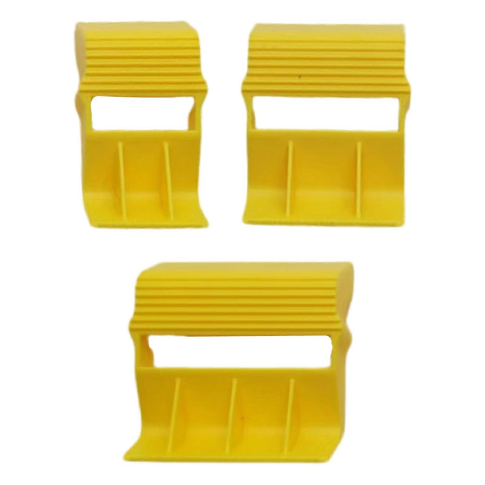 Set of 3 Multiple Size Tape Dispensers Compact Tape Dispenser for Masking and Painter’s Tape in Various Size Multicolor