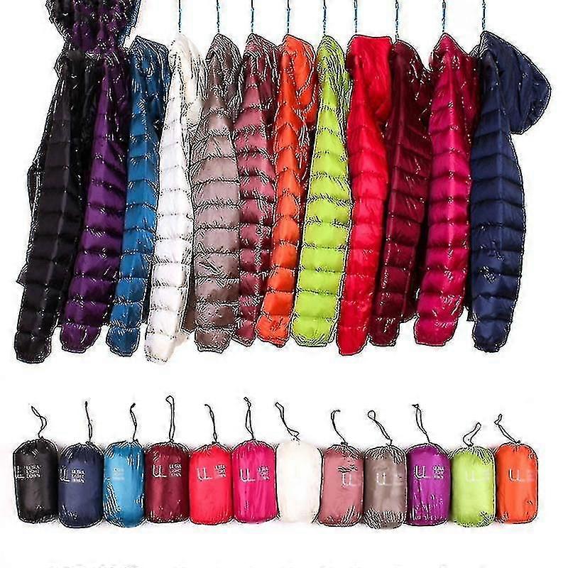 レディース ウルトラライト ダウンジャケット ホワイトダックダウン フード付きジャケット 長袖 暖かい スリムコート パーカー