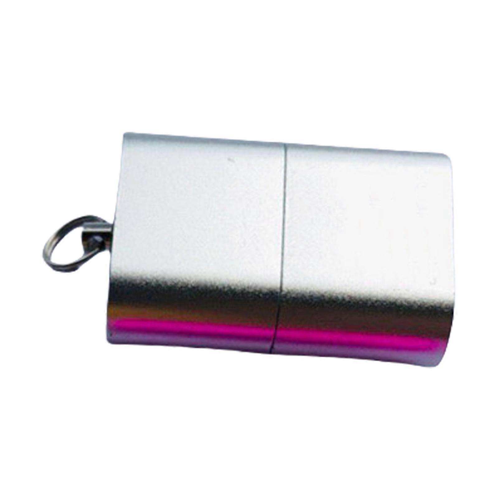 USB2.0 Memory Card Reader Memory Card Reader for TF Simultaneously Read Writer Memory Card Reader For Mobile Phone  Silver