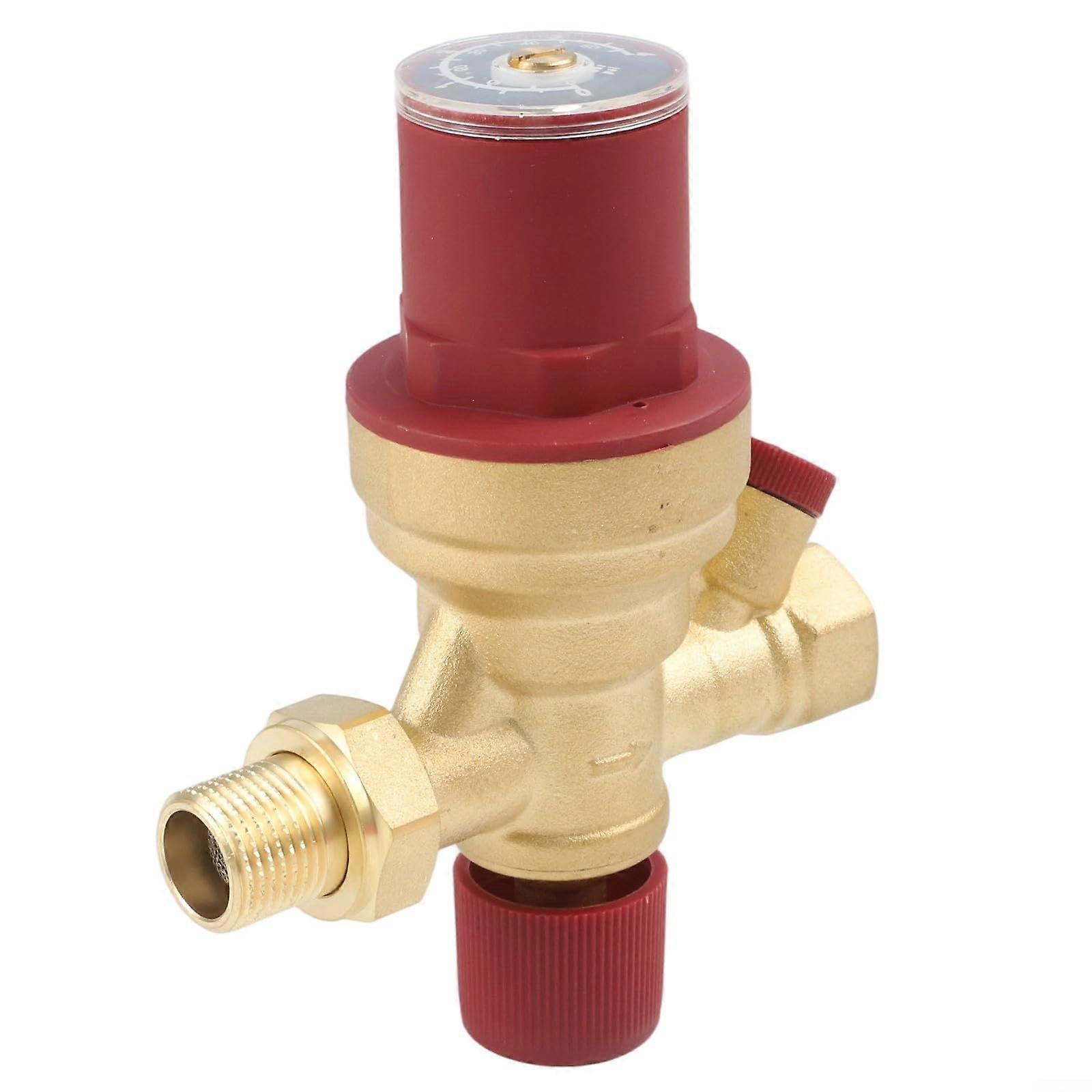 Copper Reducing Valve with Backflow Prevention DN15 1/2' Adjustable Water Pressure Regulator And Auto Water Filling