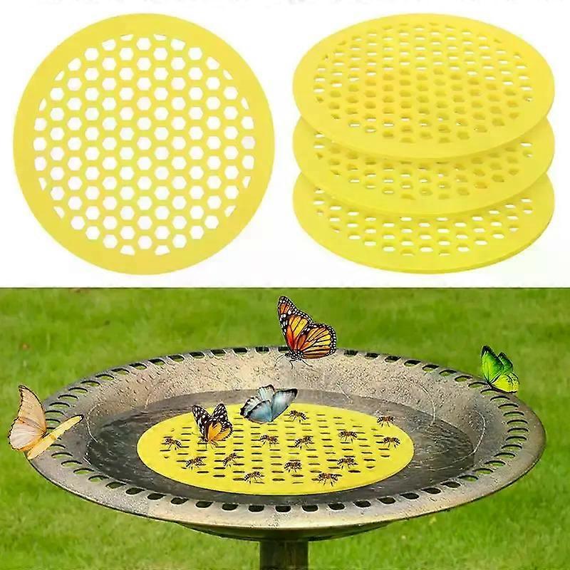 Floating Bee Island-Bee Waterer Bee Insect Drinking Tray Beekeeping Setups Luring Insect Waterer Island Tray For Outdoor Garden
