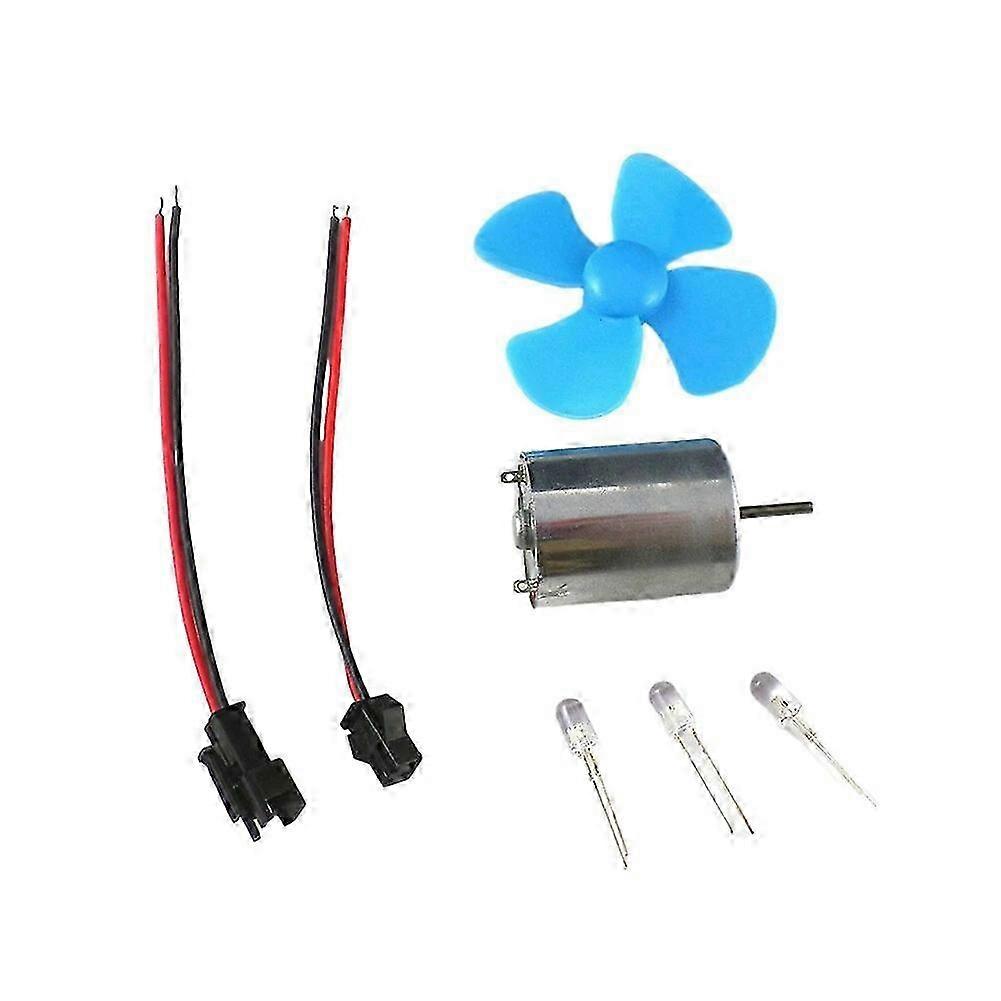 Wind Turbine Generator Kit Micro Dynamo Generator DC 0-20V 12V Micro Wind Turbines Four Leaf Electrical Equipment Supplies Edition 1105