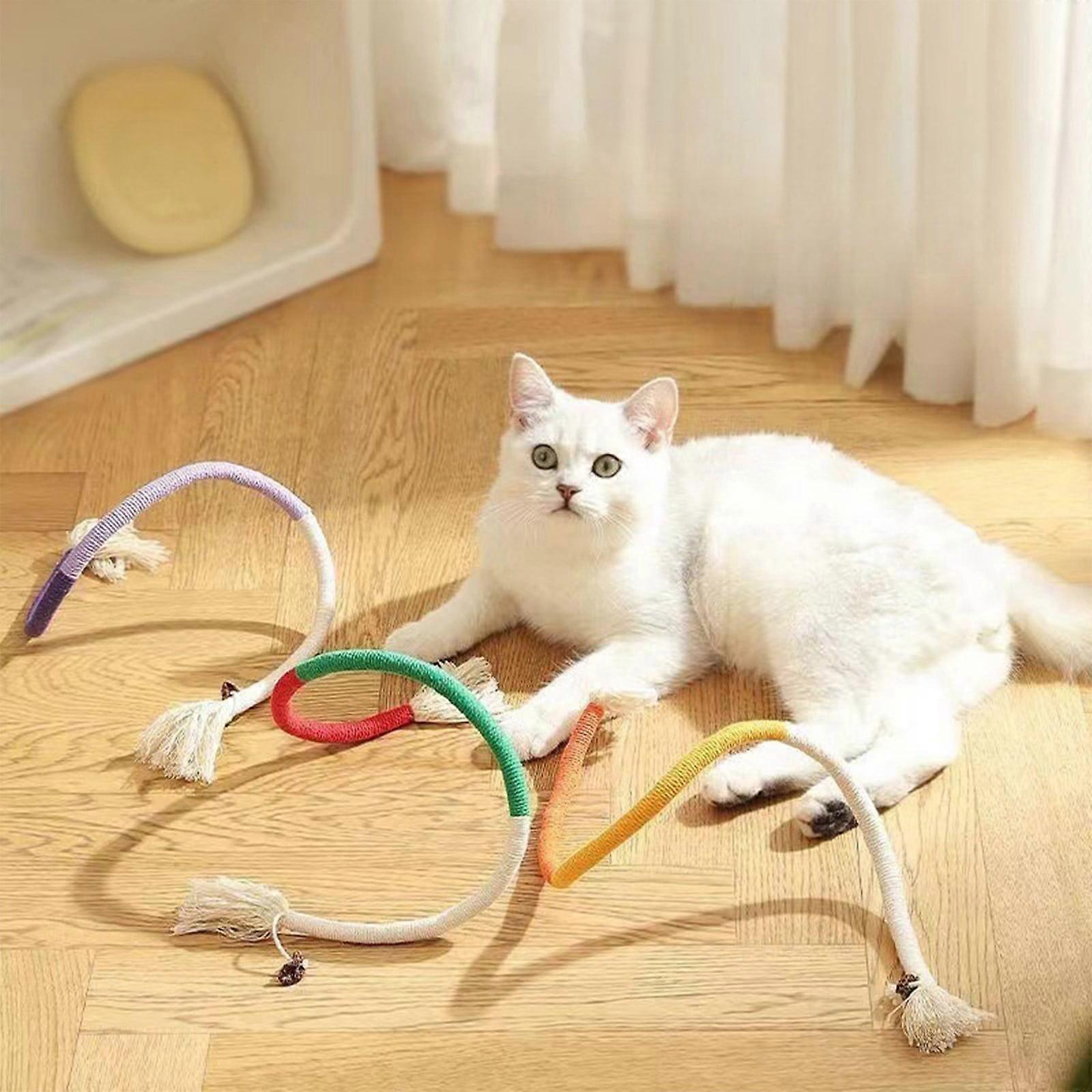 Jacenvly New Pet Savings Kittens Chew Rope Toy Self-Entertainment Molar Catnip Kittens Kittens Cats Teaser Supplies Summer Savings Clearance