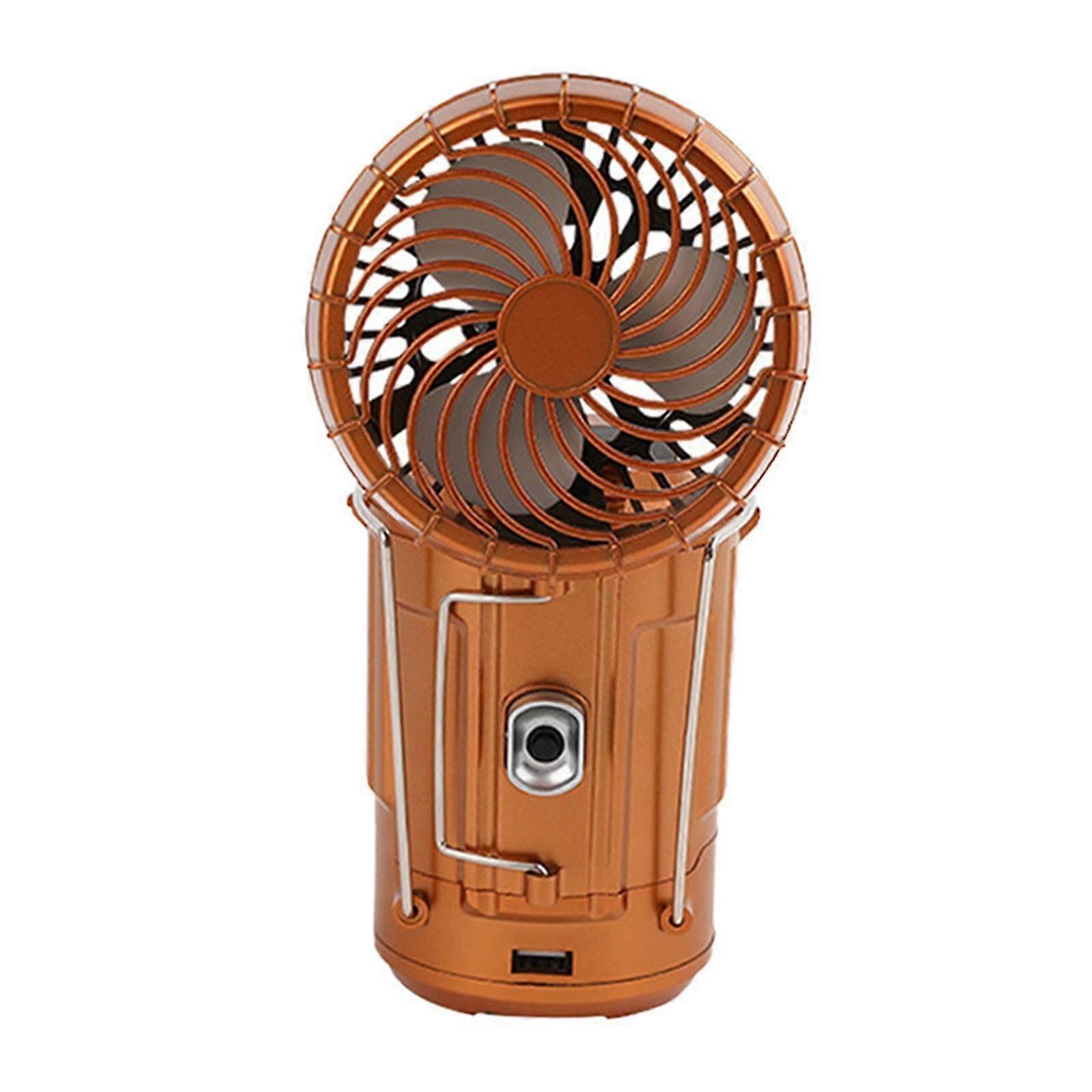 Solar Power Rechargeable with Fan LED Tent Lamp Flashlight Camping Lantern Light FK