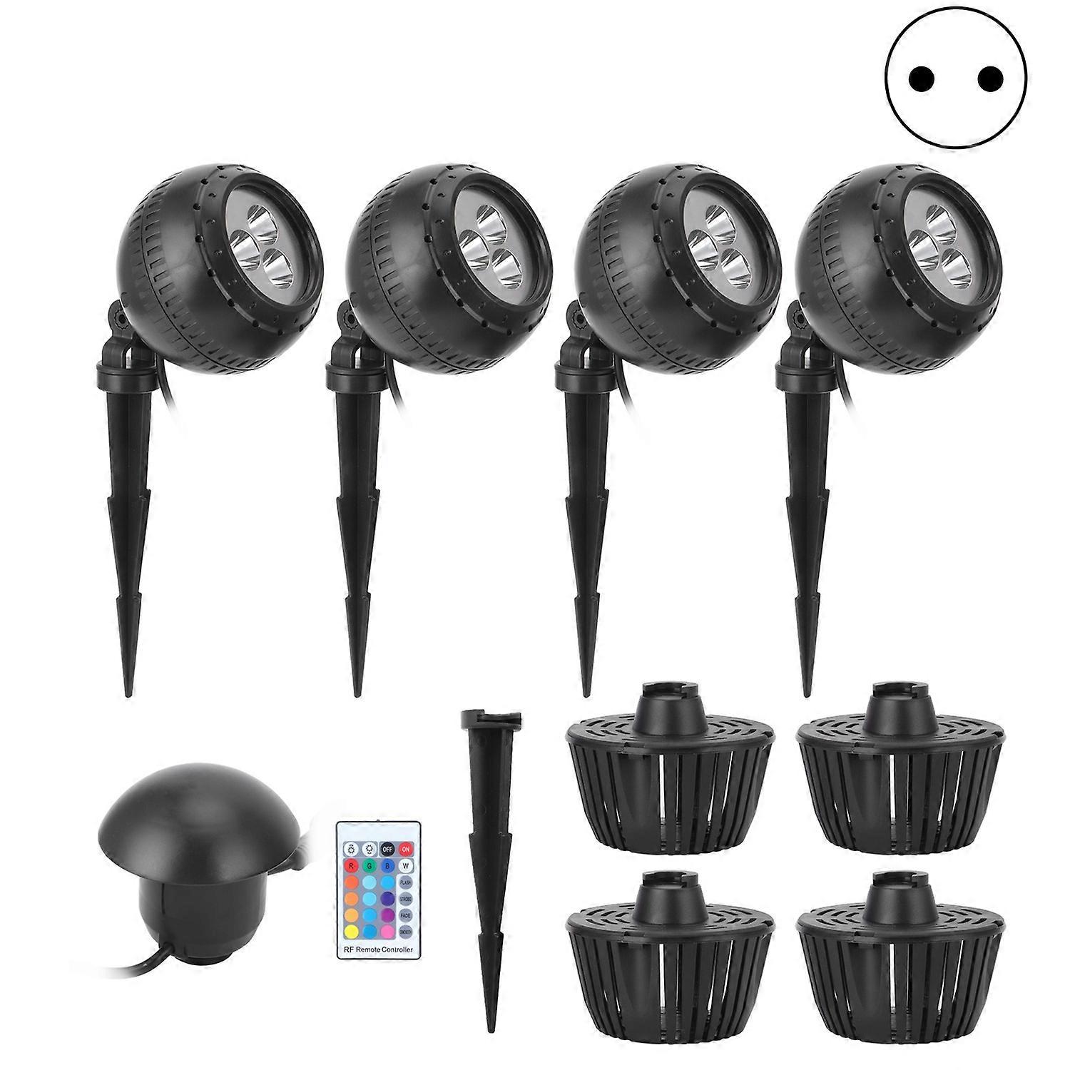 10W  Underwater Light RGB ColorChanging LED Garden Light with 1 to 4 Distributor