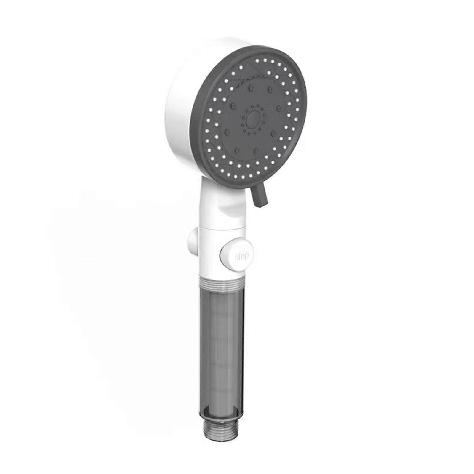 Yonrjhukm Turbo Shower Head Home Bath Shower Nozzle Water Heater Filter Shower, 10 Bathing Modes, One Pressurised Water Stop Function Shower Head