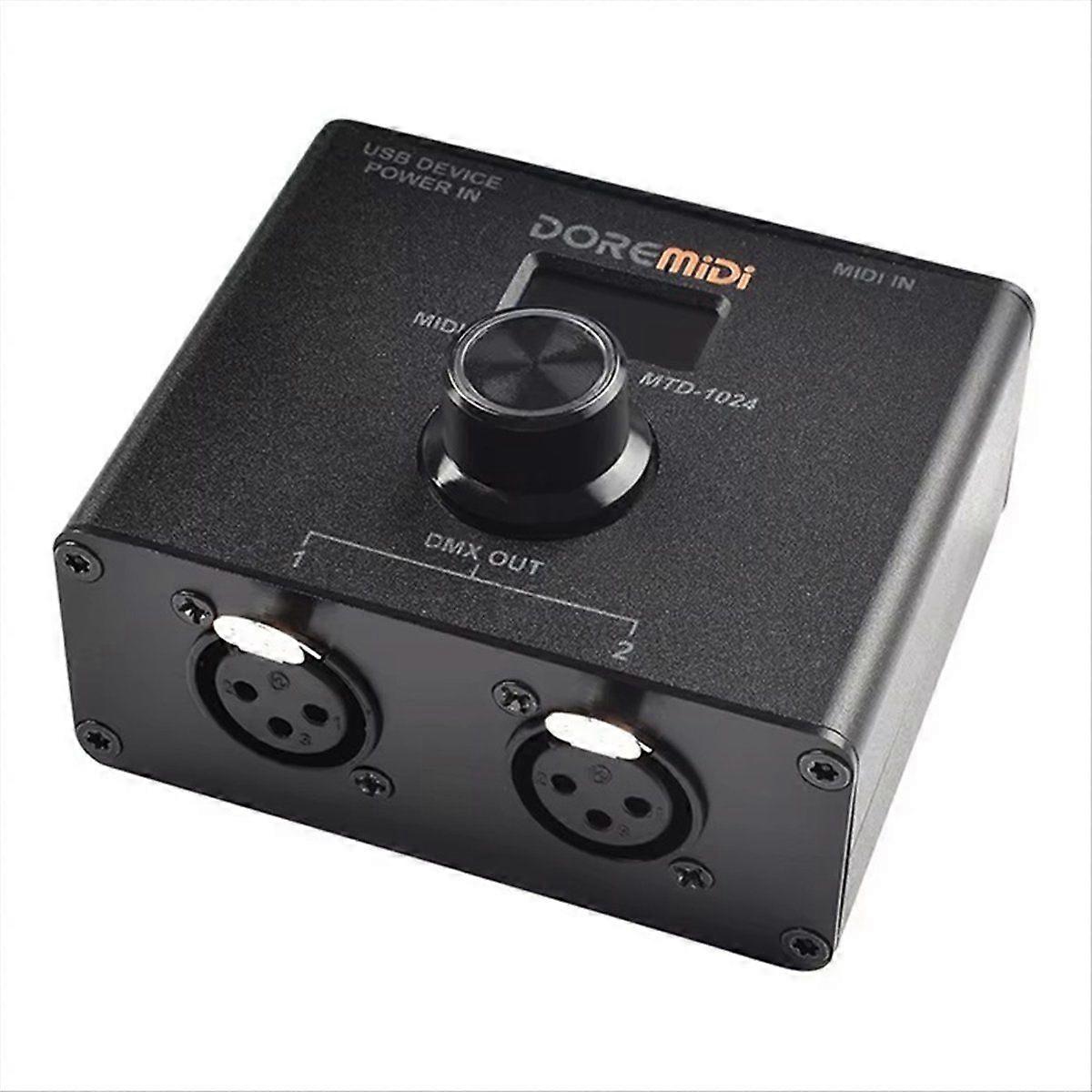 MIDI to Controller (-1024) Can Convert MIDI Messages to Messages Stage Lighting Converter