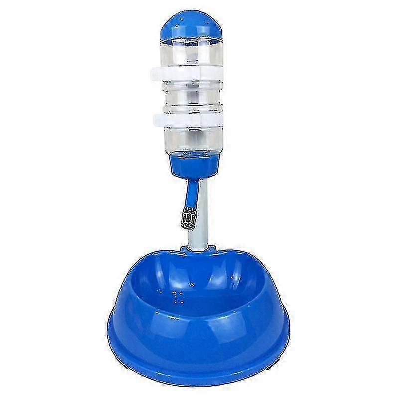 Automatisk hundvattendispenser med lyftbar skål, bärbar husdjursmatare för inomhusbruk utomhus, BPA-fri