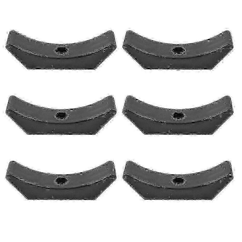 6pcs Sturdy Dumbbell Holder Replacement for Wear-resistant Dumbbell Bracket Compatible with Various Dumbbells