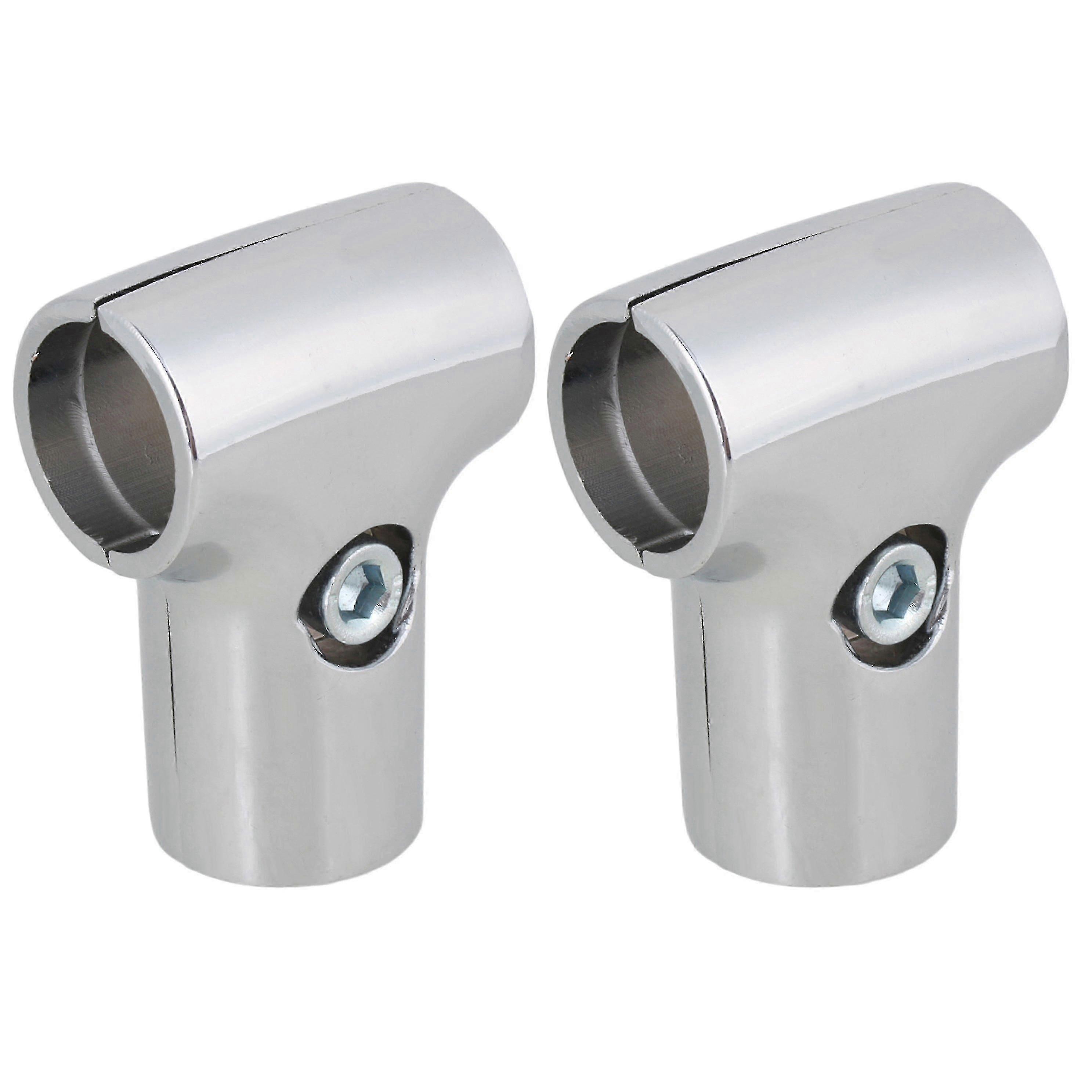 2pcs T Shape 25mm Id Scaffold Tube Connector For Drying Rack Shelf Happy H